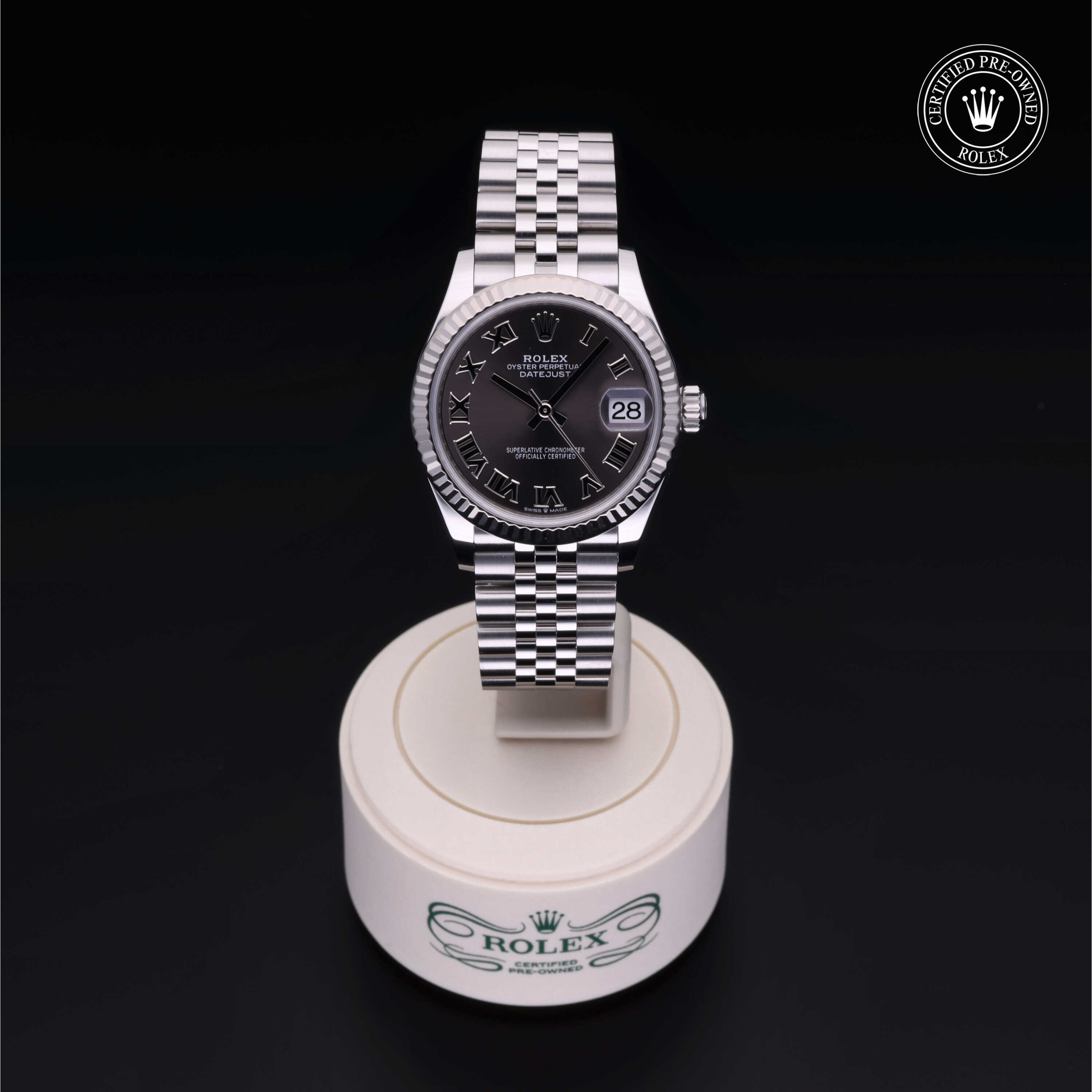 Rolex Datejust in Oystersteel and white gold M278274-0022 at Alson Jewelers