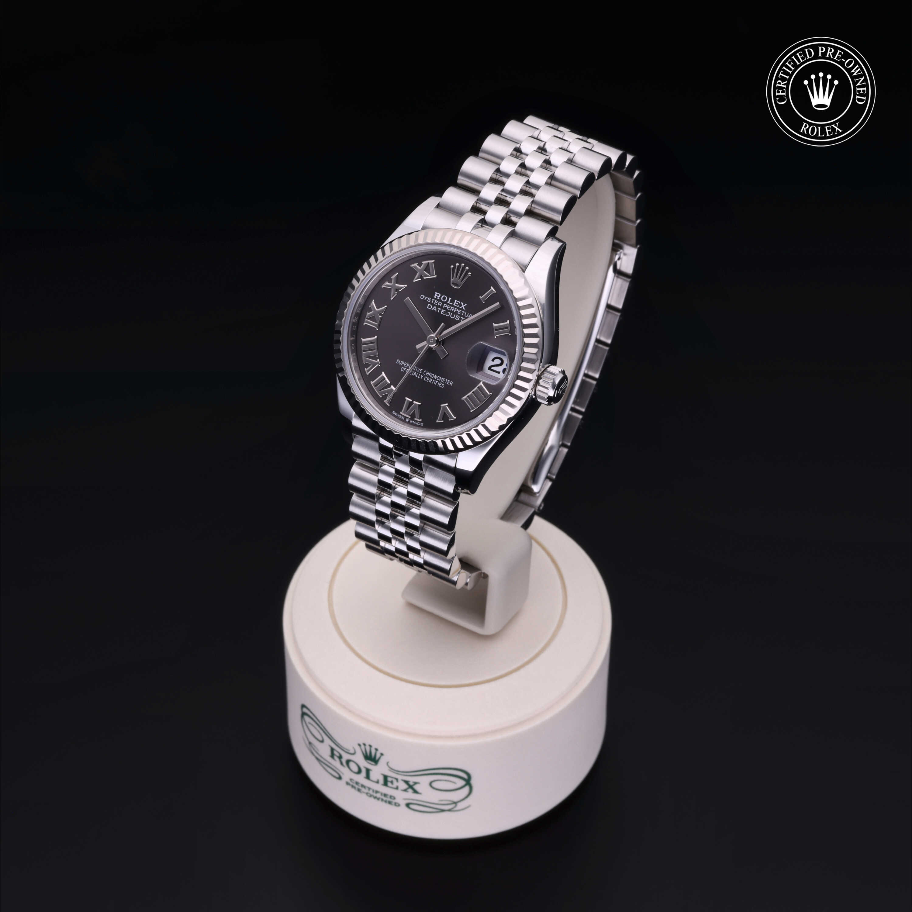 Rolex Datejust in Oystersteel and white gold M278274-0022 at Alson Jewelers