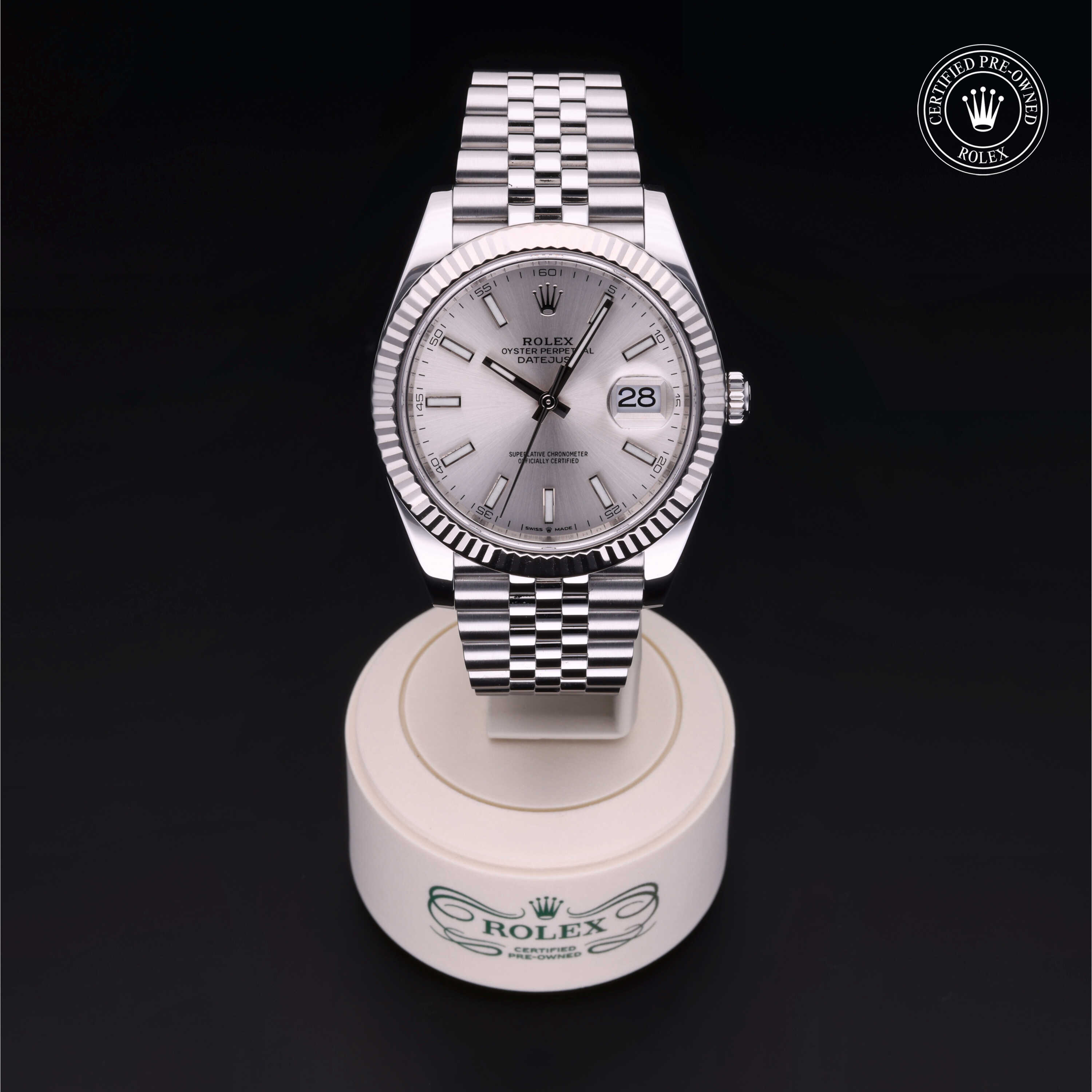 Rolex Datejust in Rolesor 18 Carat White M126334-0004 at Alson Jewelers