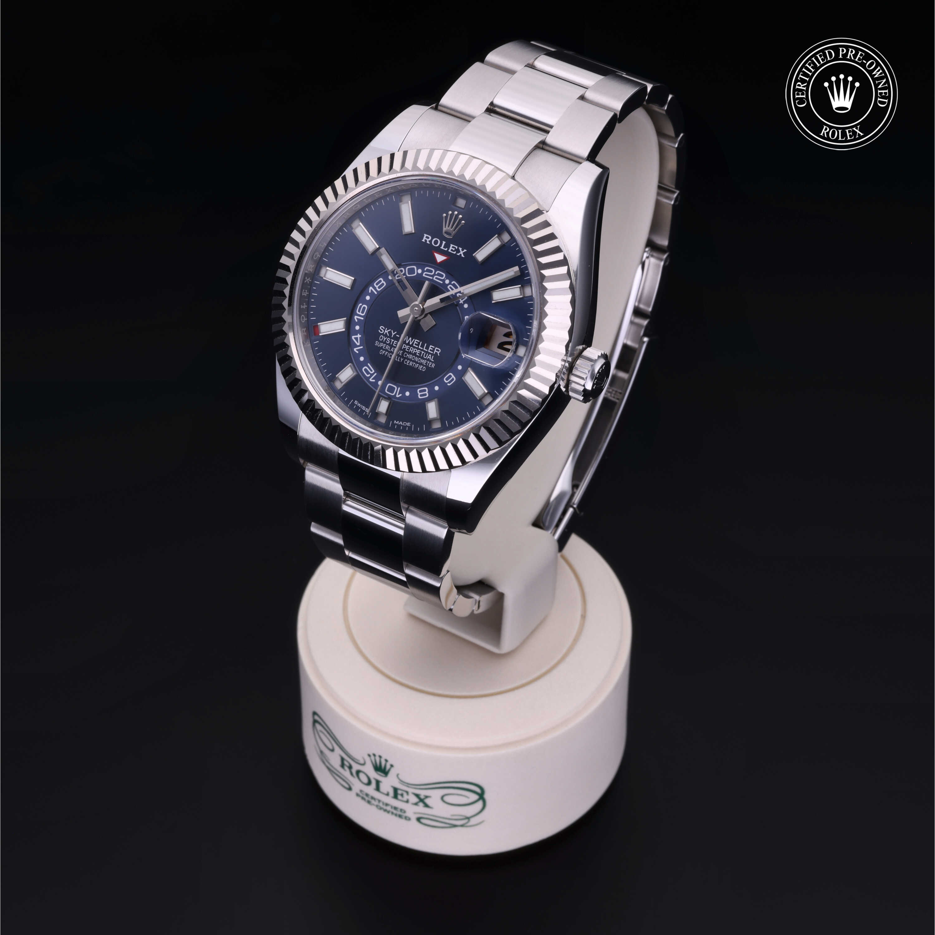 Rolex Sky-Dweller in Oystersteel and white gold M326934-0003 at Alson Jewelers