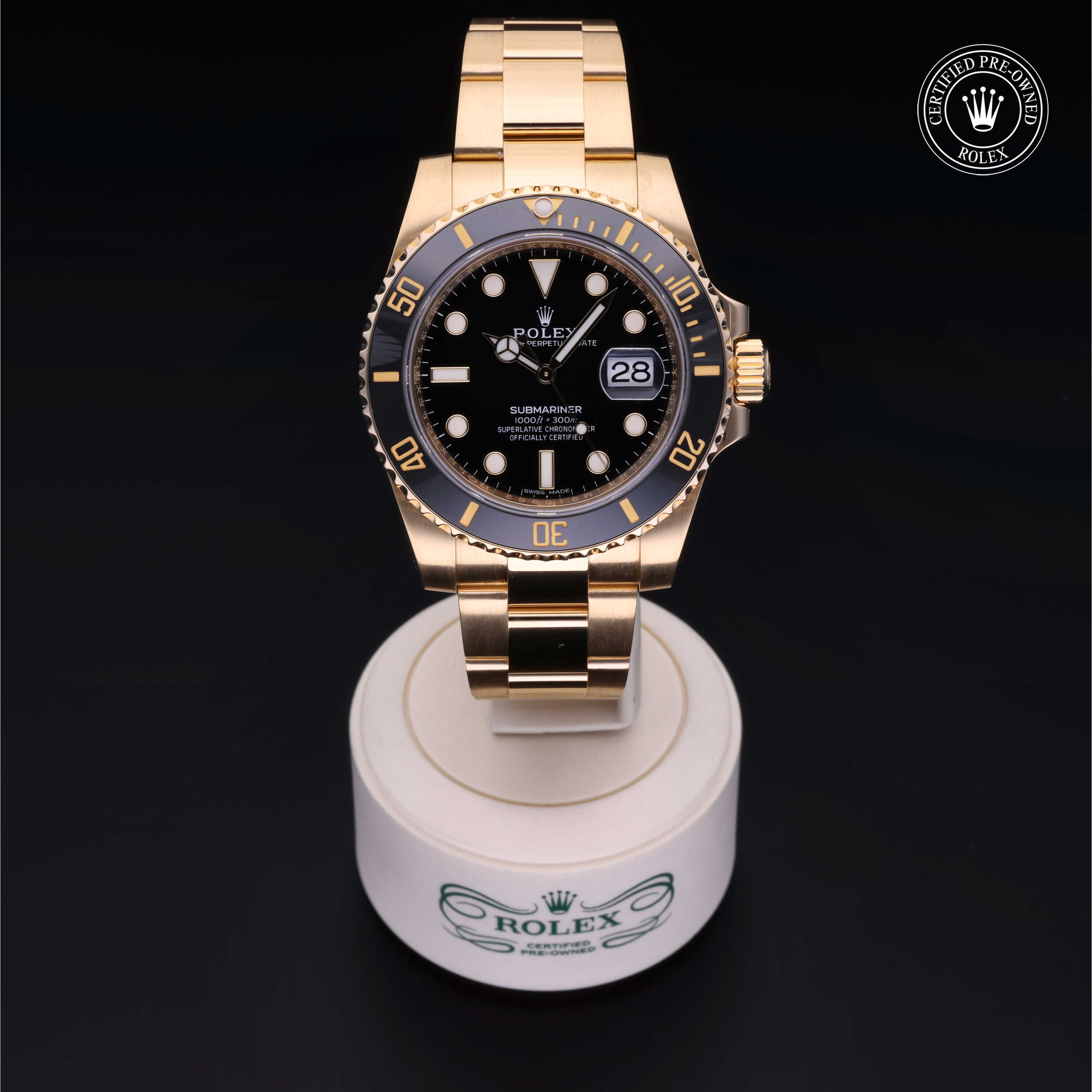 Rolex Submariner in Gold 18 Carat Yellow M116618LN-0001 at Alson Jewelers