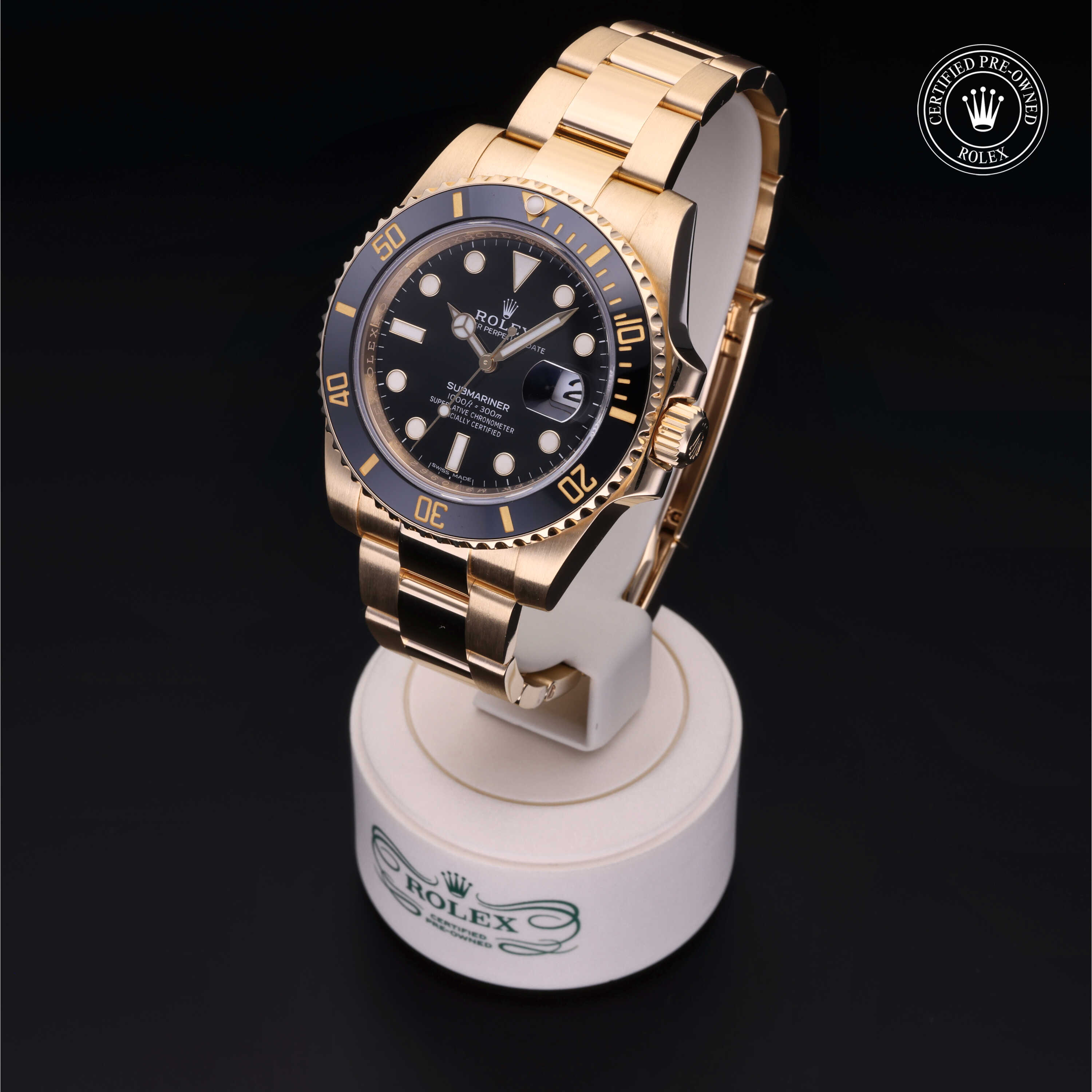 Rolex Submariner in Gold 18 Carat Yellow M116618LN-0001 at Alson Jewelers