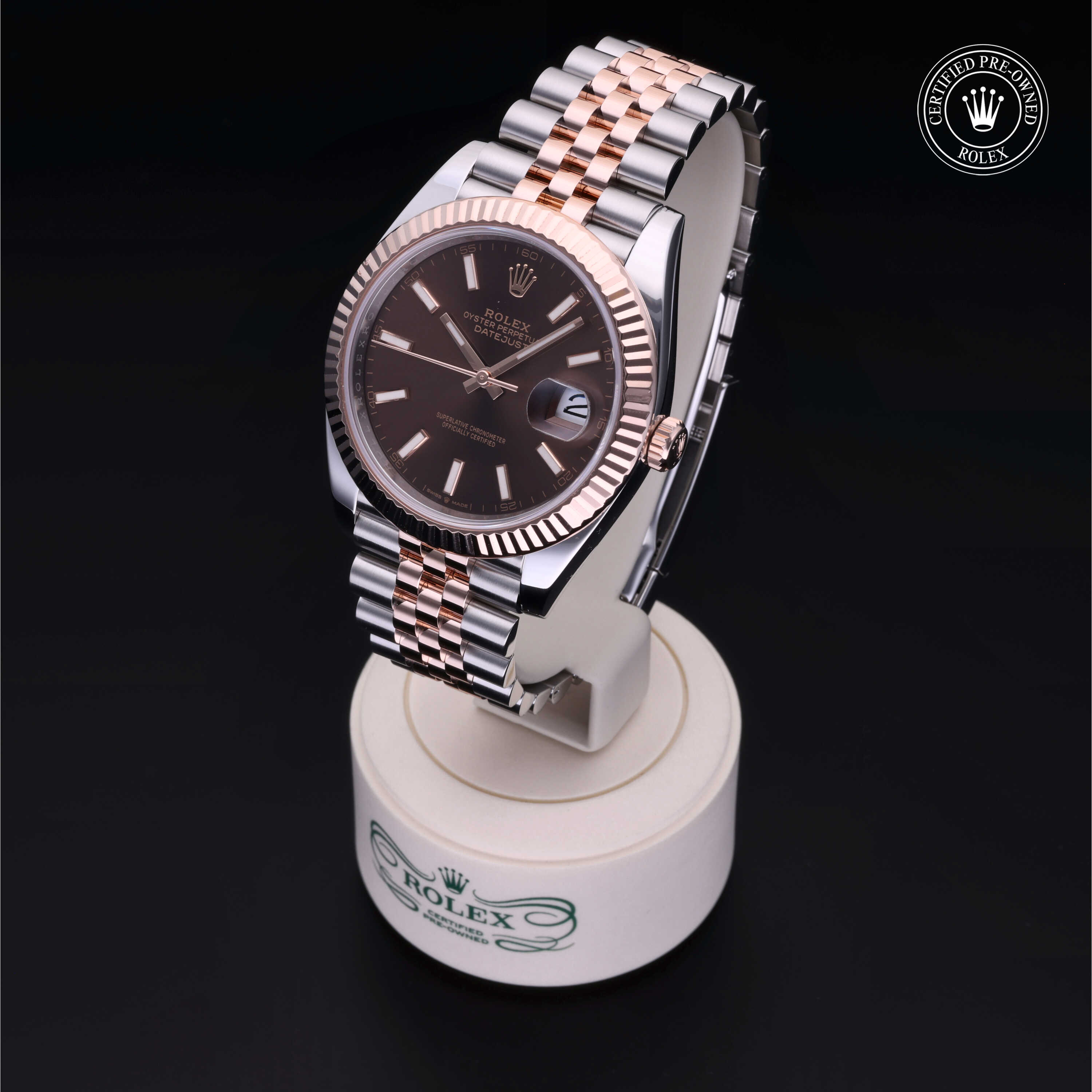 Rolex Datejust in Oystersteel and Everose gold M126331-0002 at Alson Jewelers