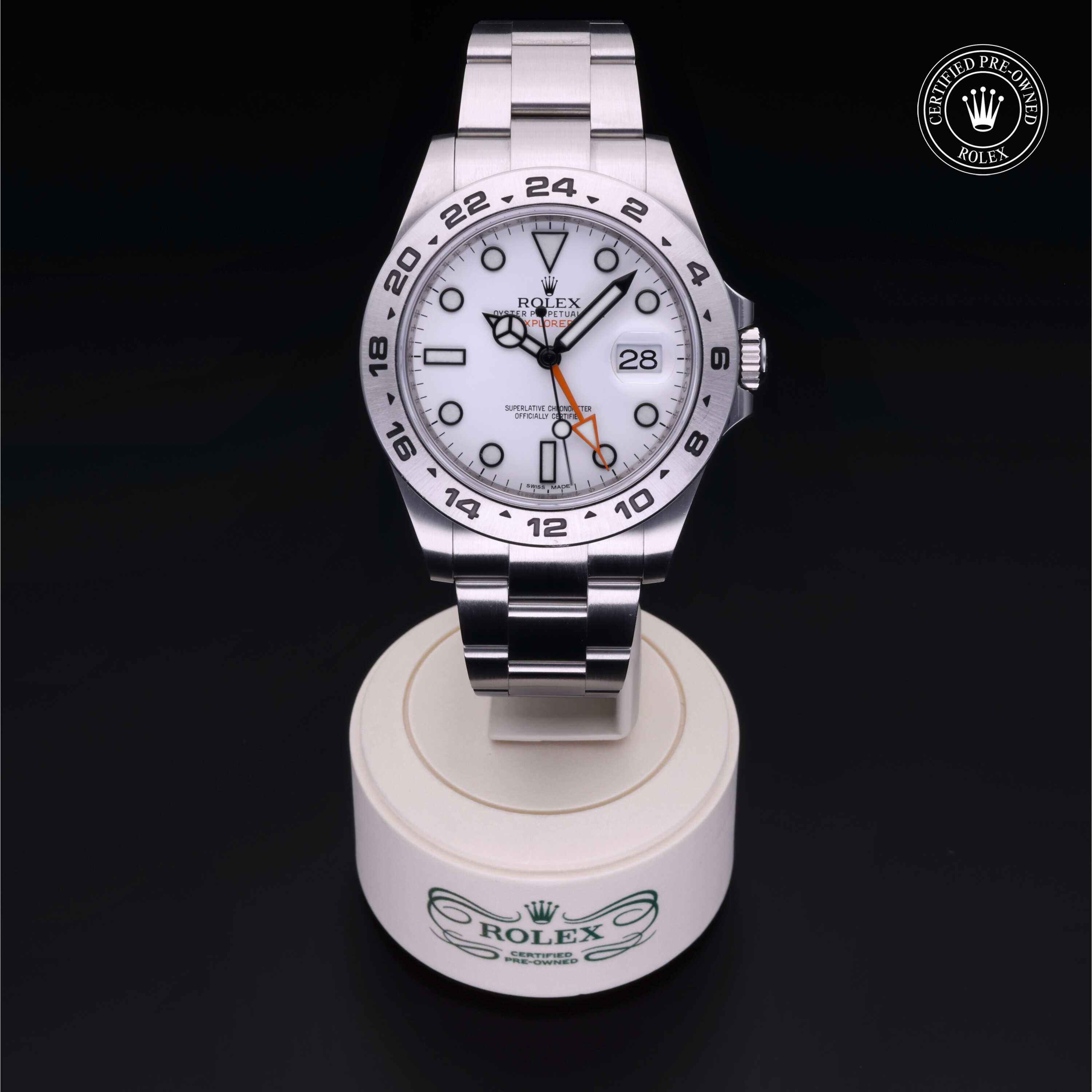 Rolex Explorer II in Oystersteel M216570-0001 at Alson Jewelers