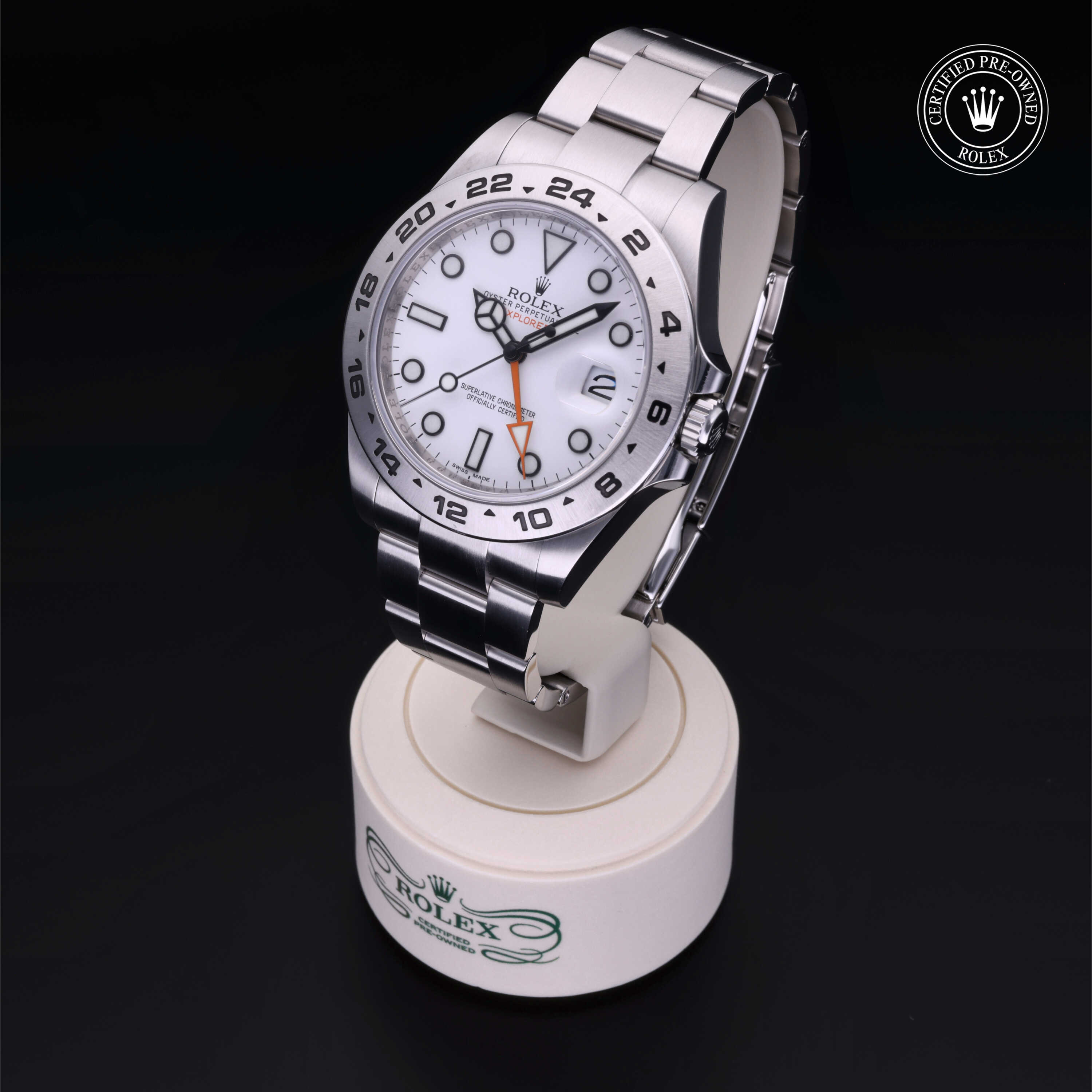 Rolex Explorer II in Oystersteel M216570-0001 at Alson Jewelers