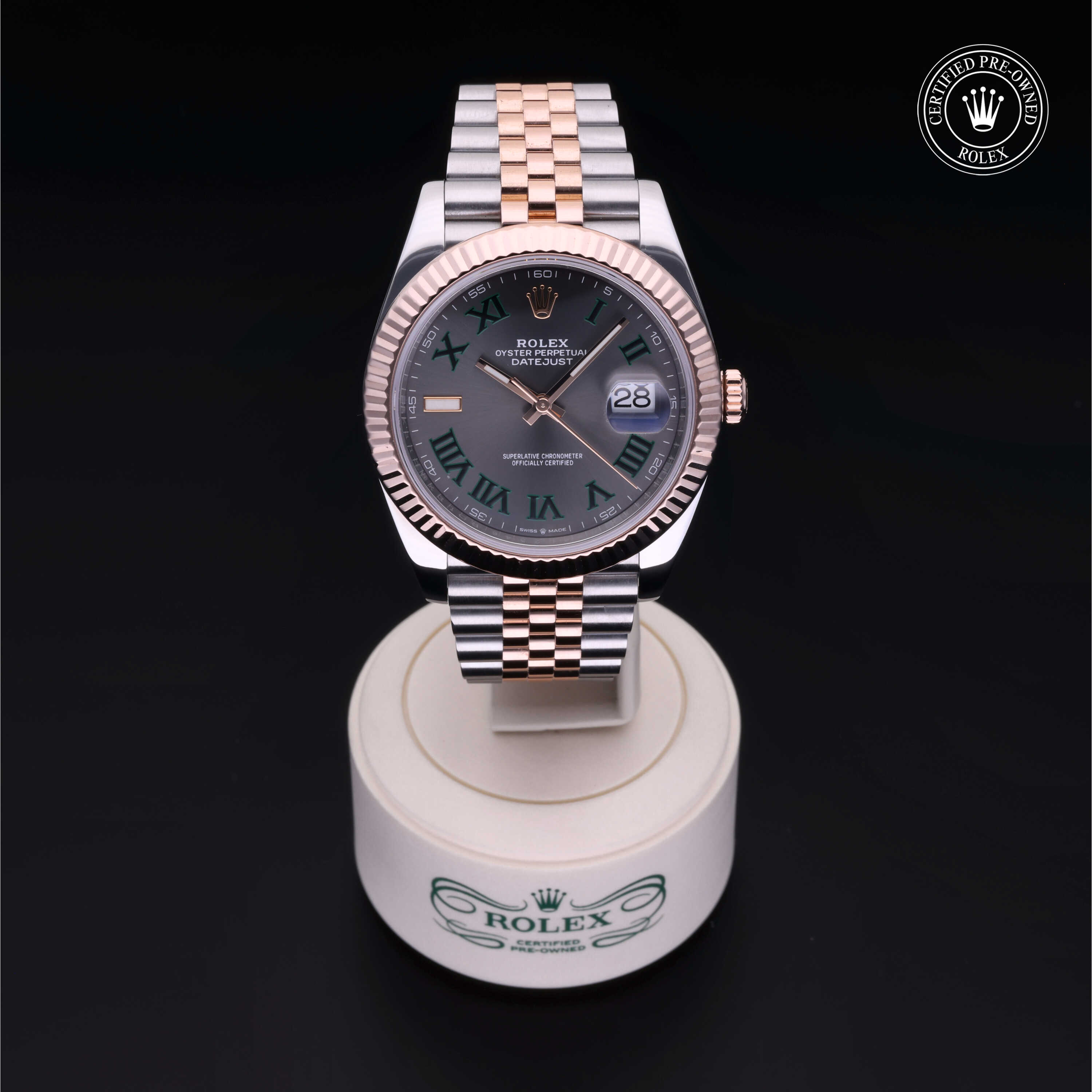 Rolex Datejust in Oystersteel and Everose gold M126331-0016 at Alson Jewelers