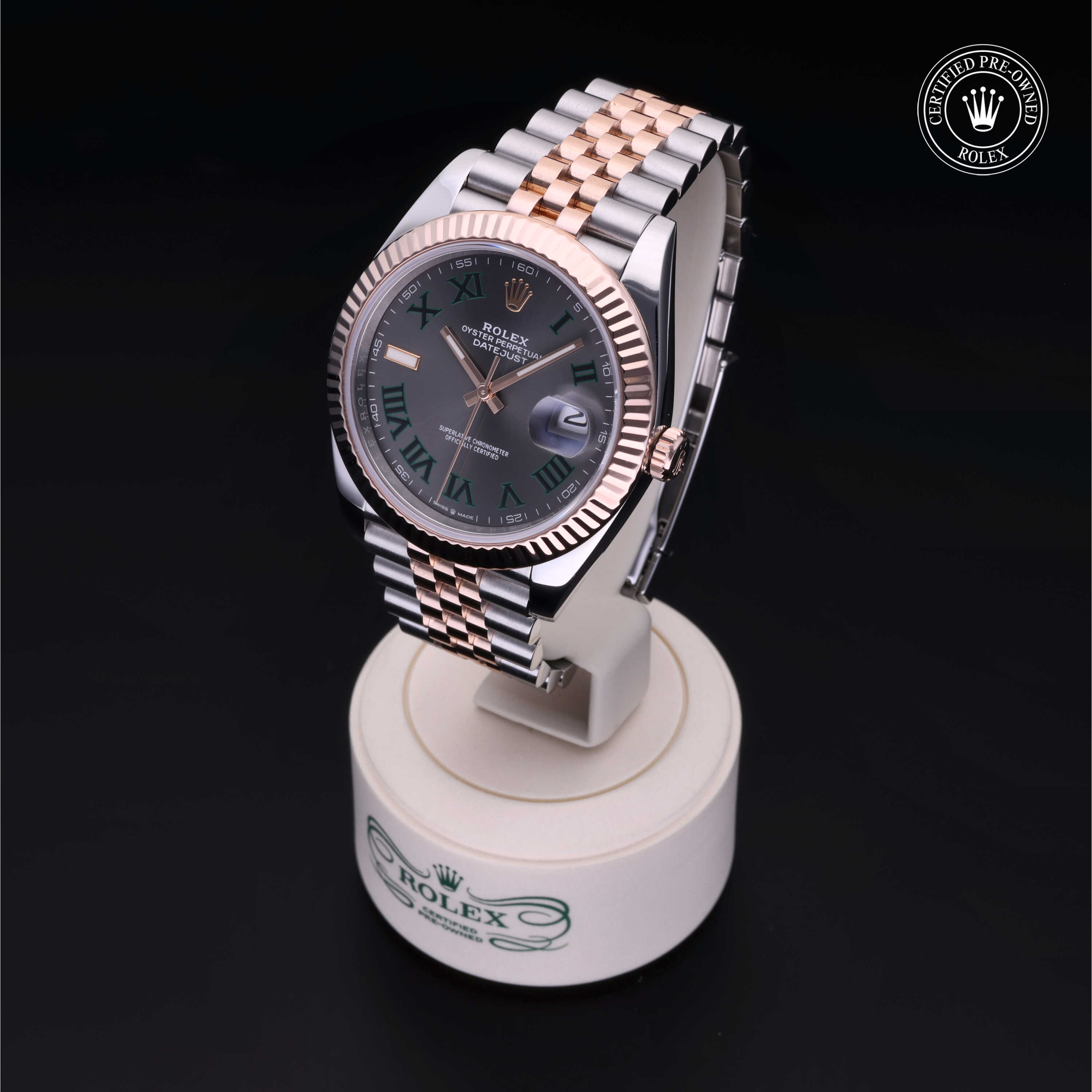 Rolex Datejust in Oystersteel and Everose gold M126331-0016 at Alson Jewelers