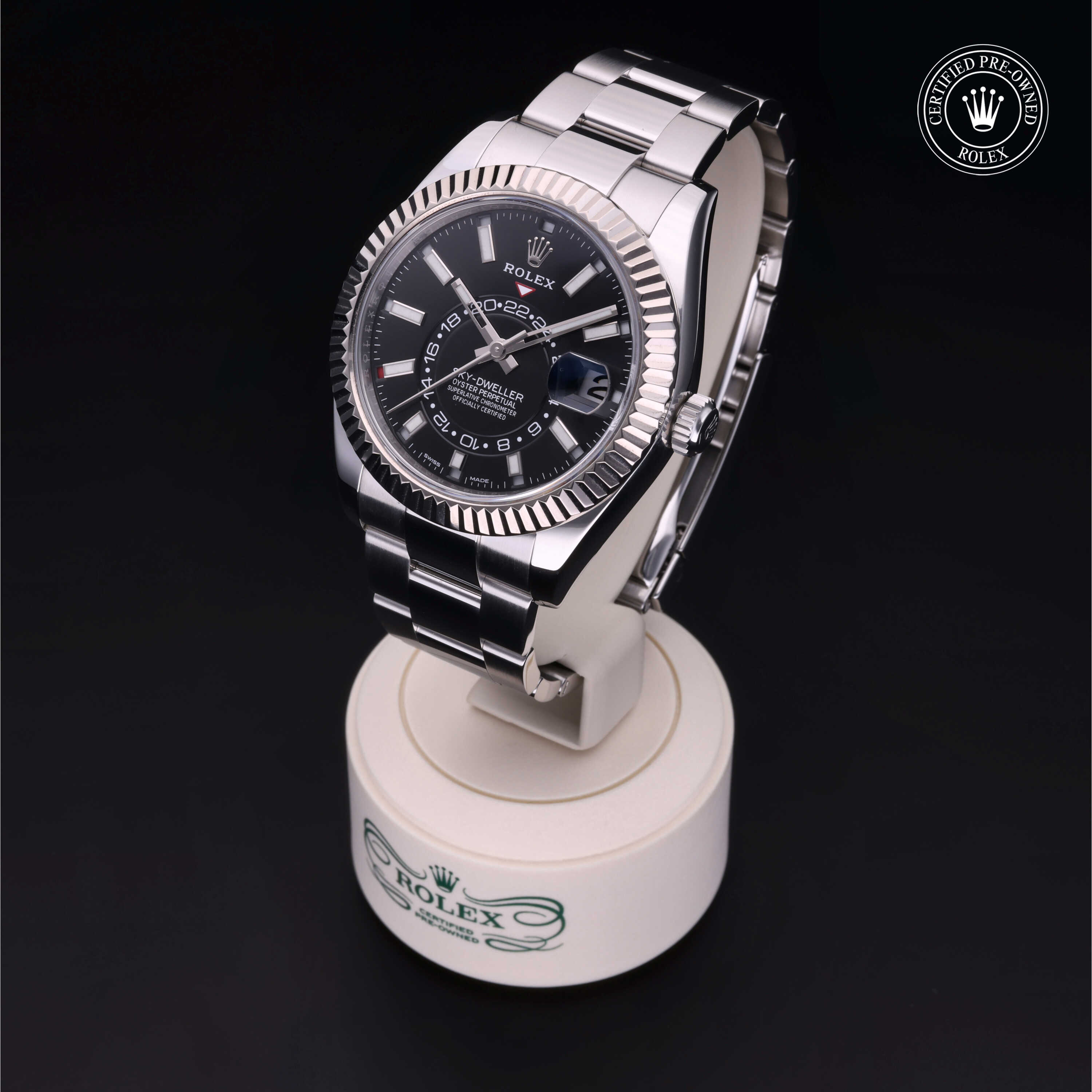 Rolex Sky-Dweller in Rolesor 18 Carat White M326934-0005 at Alson Jewelers