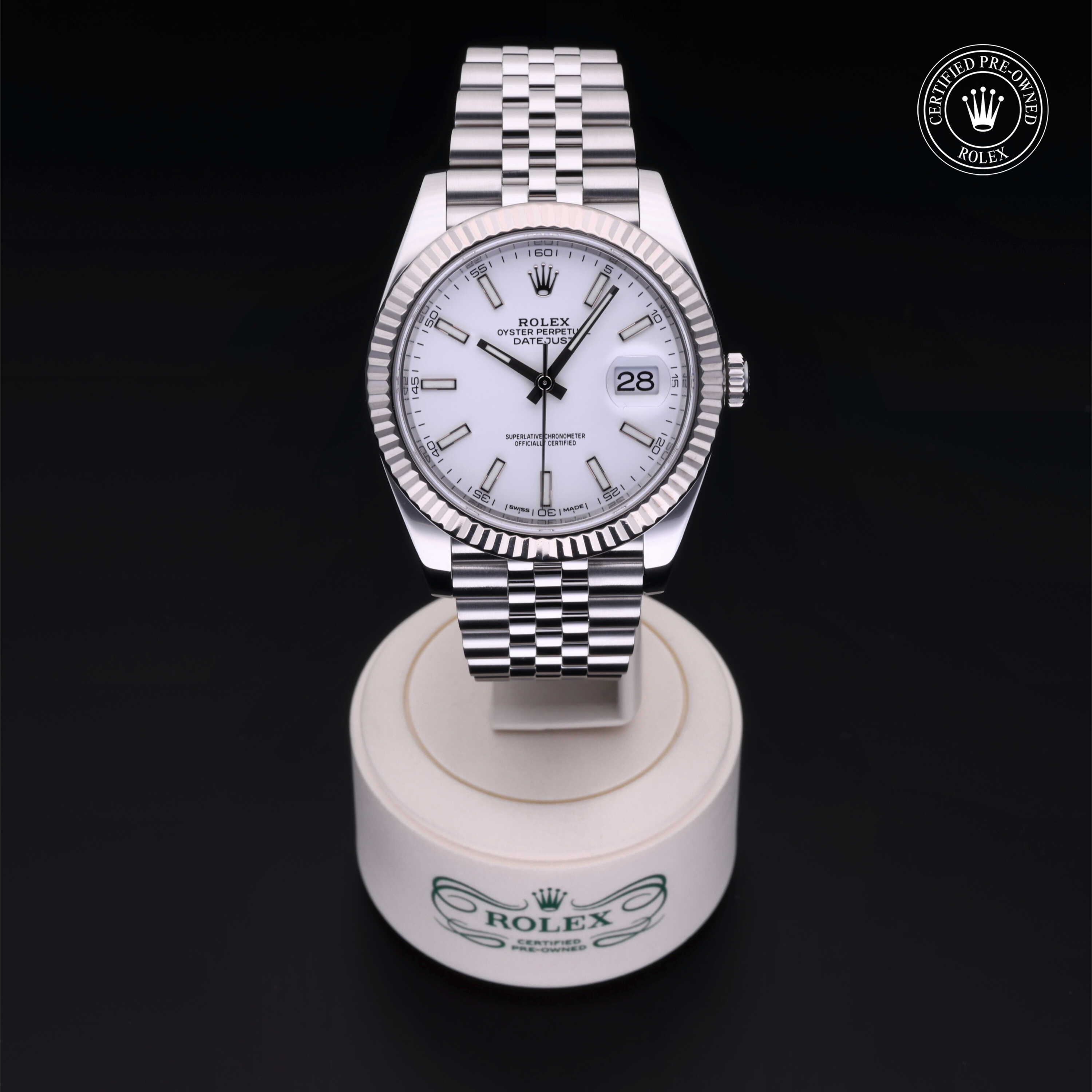 Rolex Datejust in Rolesor 18 Carat White M126334-0010 at Alson Jewelers