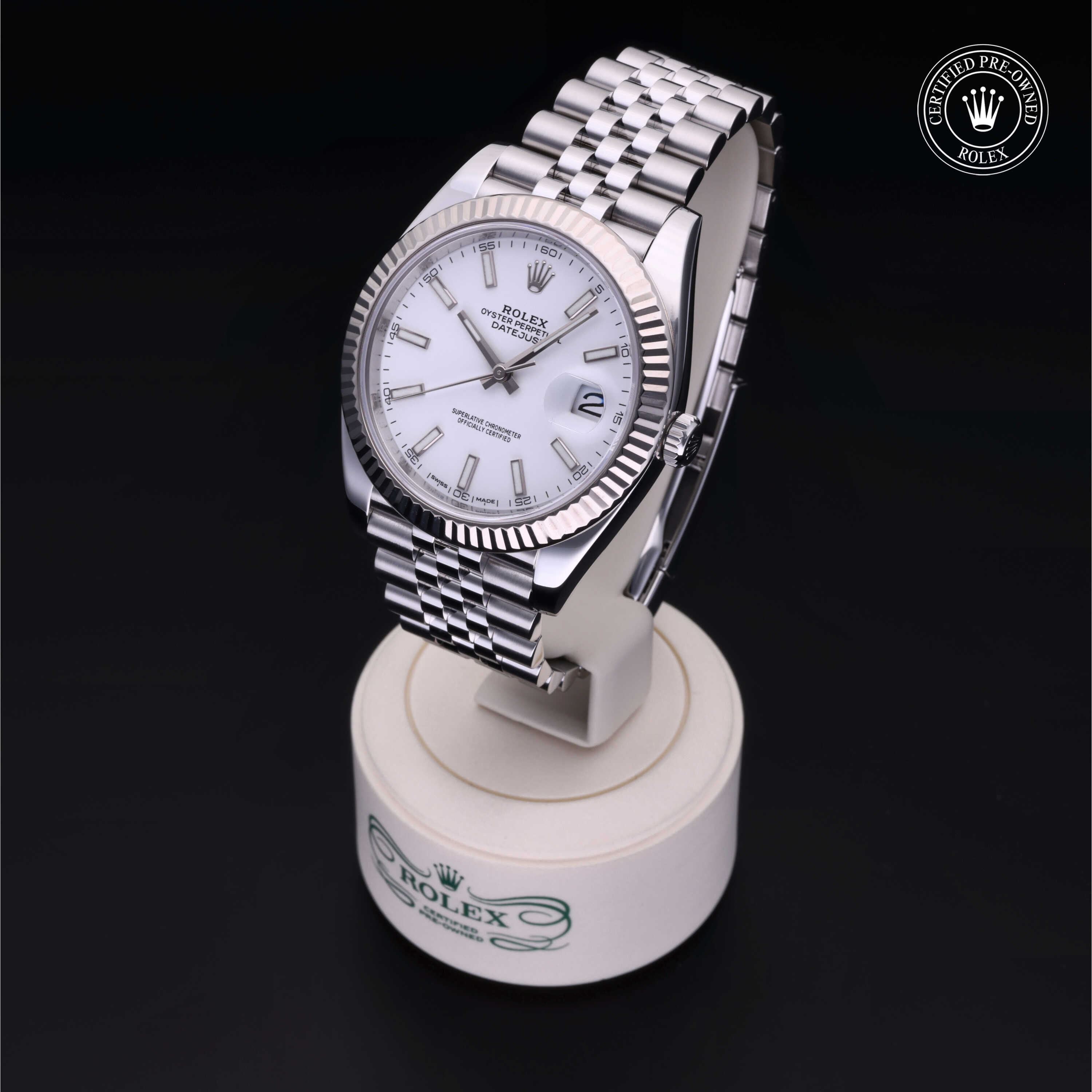 Rolex Datejust in Rolesor 18 Carat White M126334-0010 at Alson Jewelers