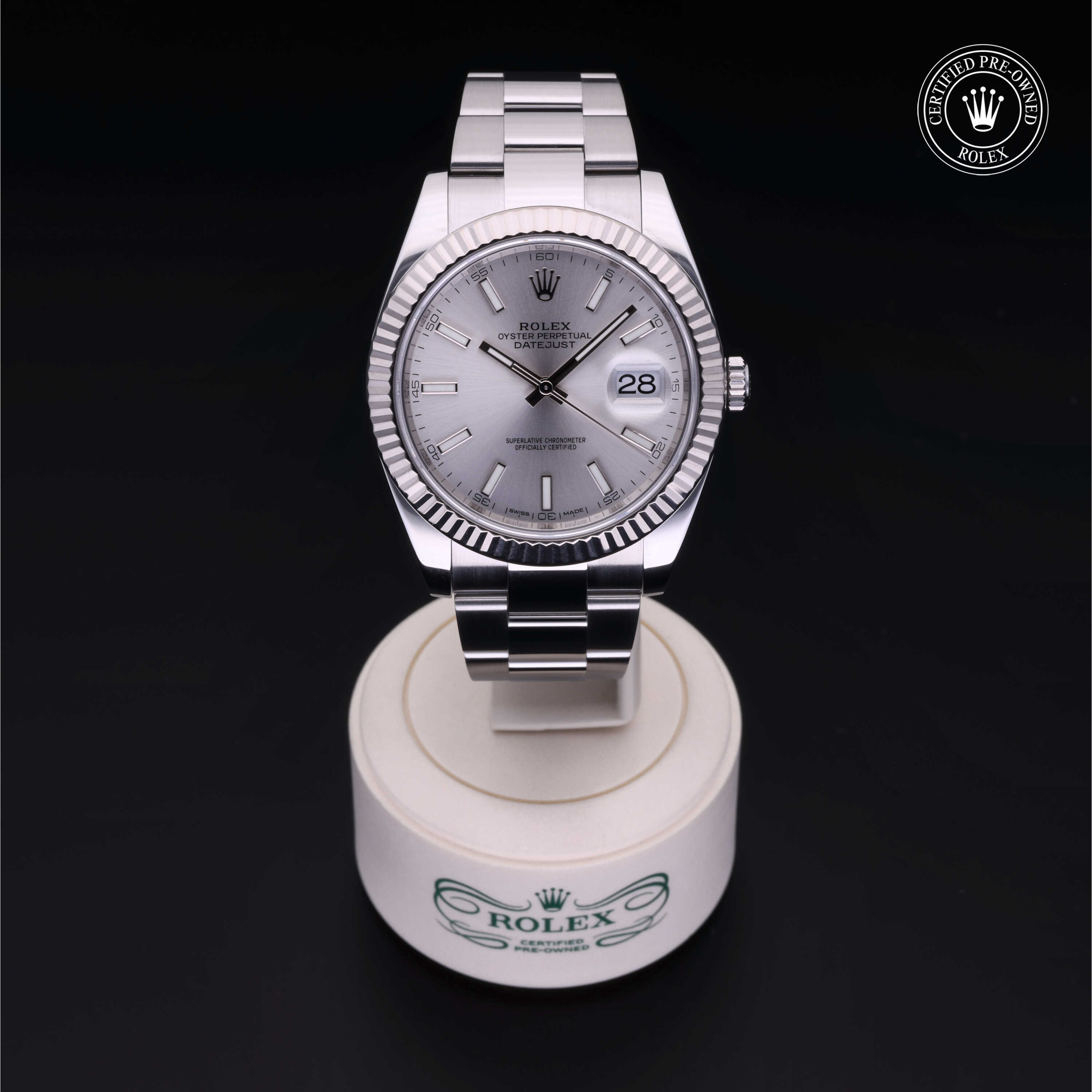 Rolex Datejust in Rolesor 18 Carat White M126334-0003 at Alson Jewelers