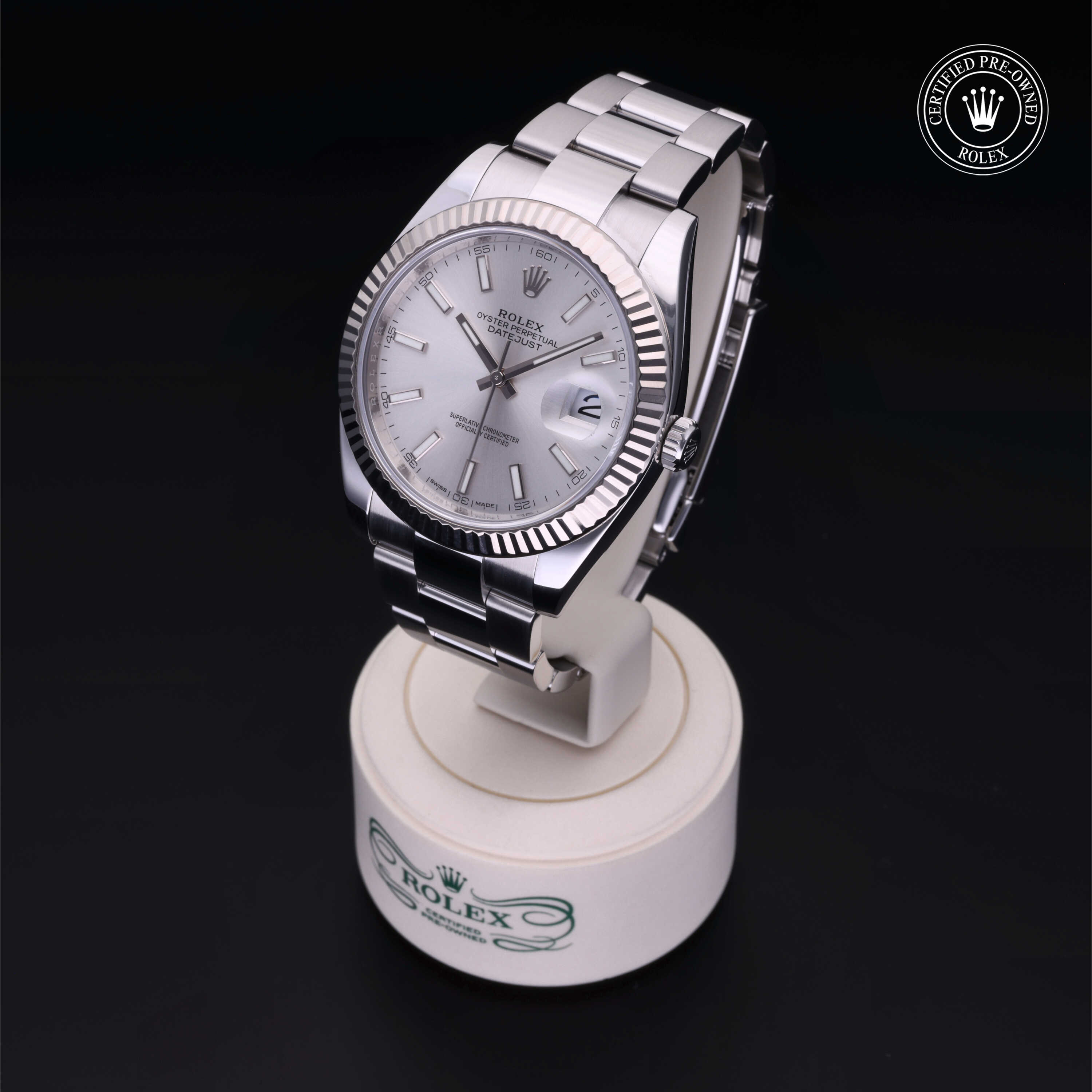 Rolex Datejust in Rolesor 18 Carat White M126334-0003 at Alson Jewelers