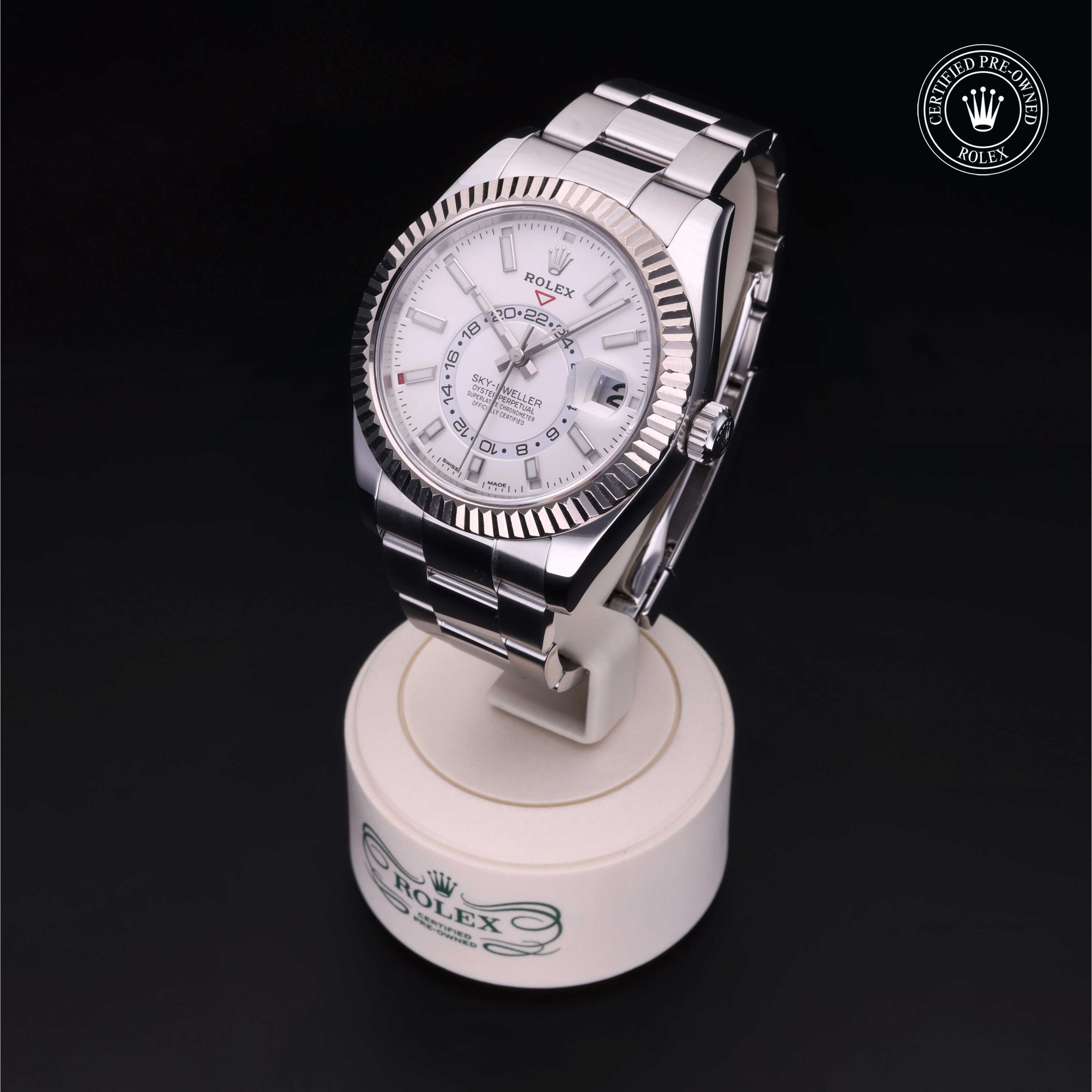 Rolex Sky-Dweller in Oystersteel and white gold M326934-0003 at Alson Jewelers