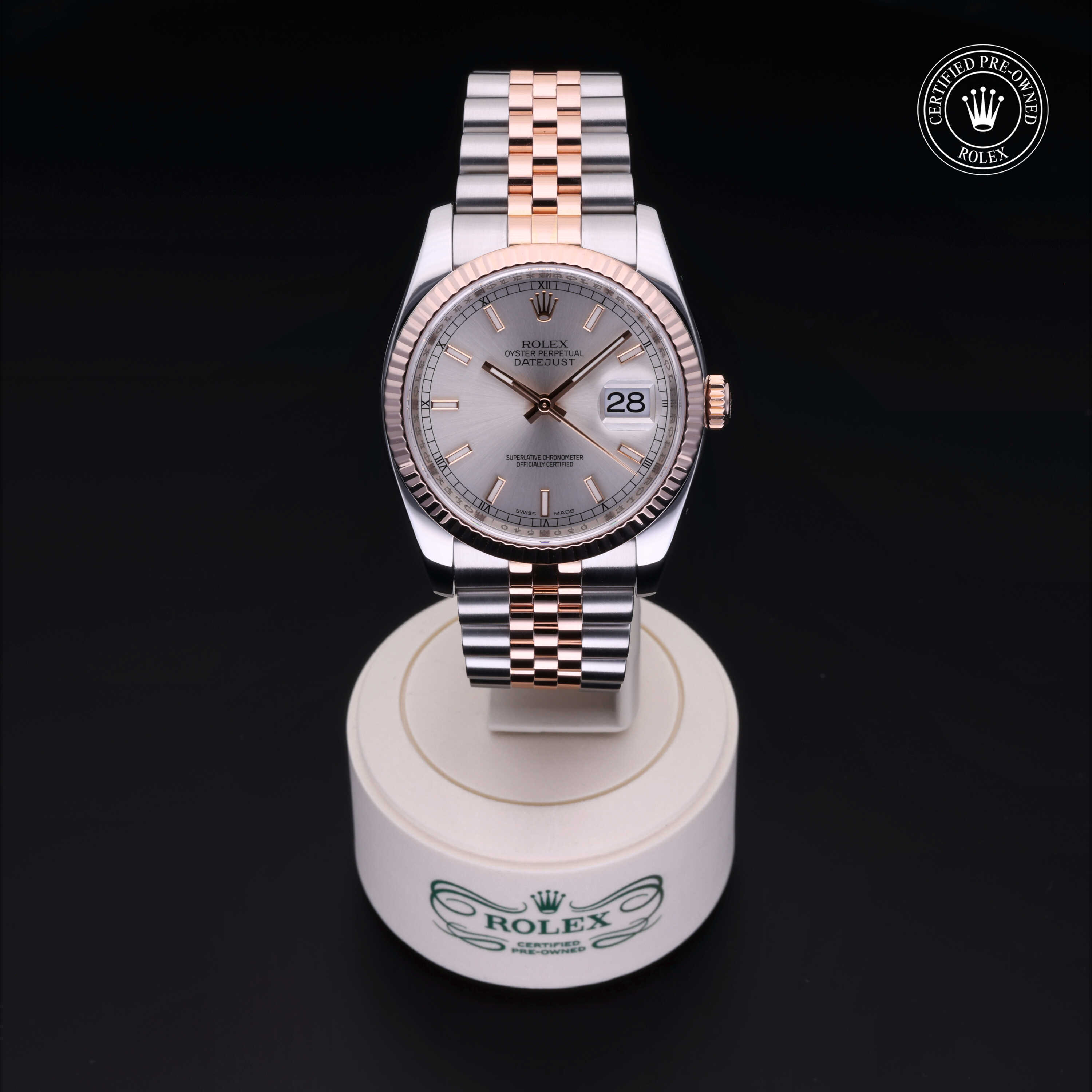 Rolex Datejust in Oystersteel and Everose gold M116231-0007 at Alson Jewelers