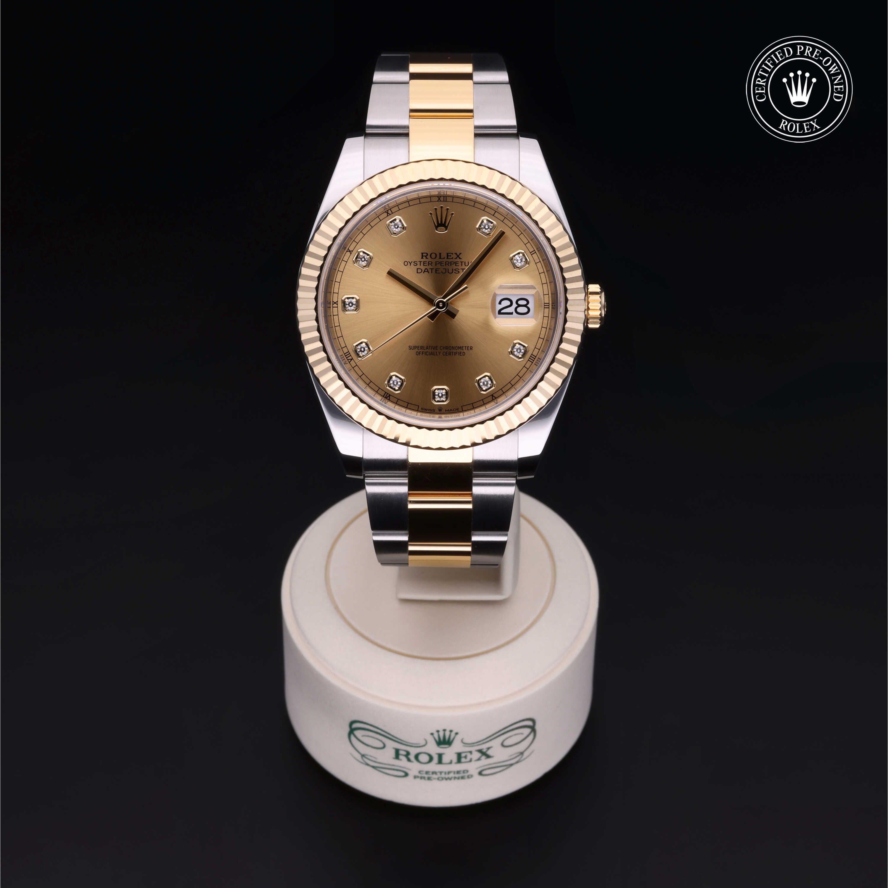 Rolex Datejust in Rolesor 18 Carat Yellow M126333-0011 at Alson Jewelers