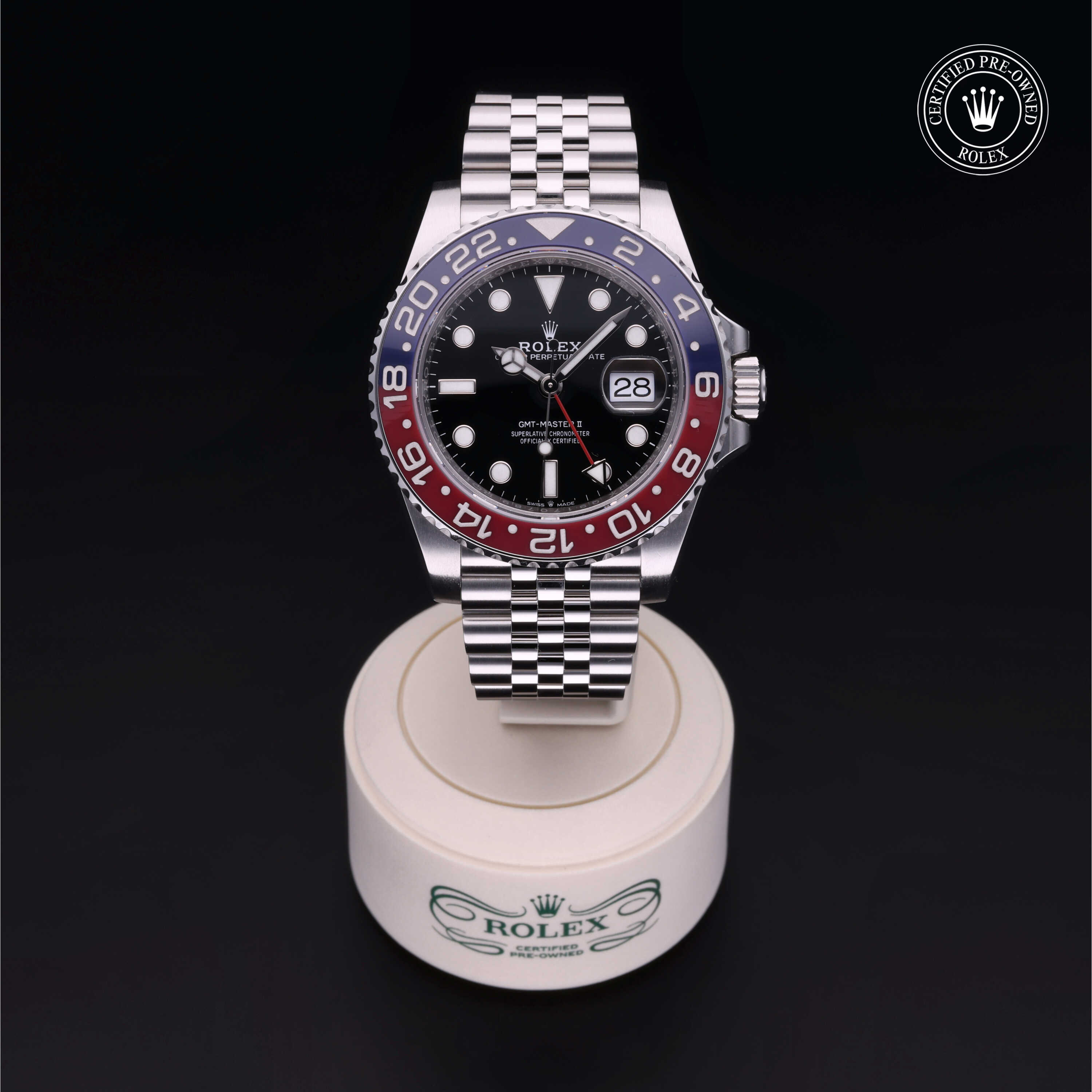 Rolex GMT-Master II in Oystersteel M126710BLRO-0001 at Alson Jewelers