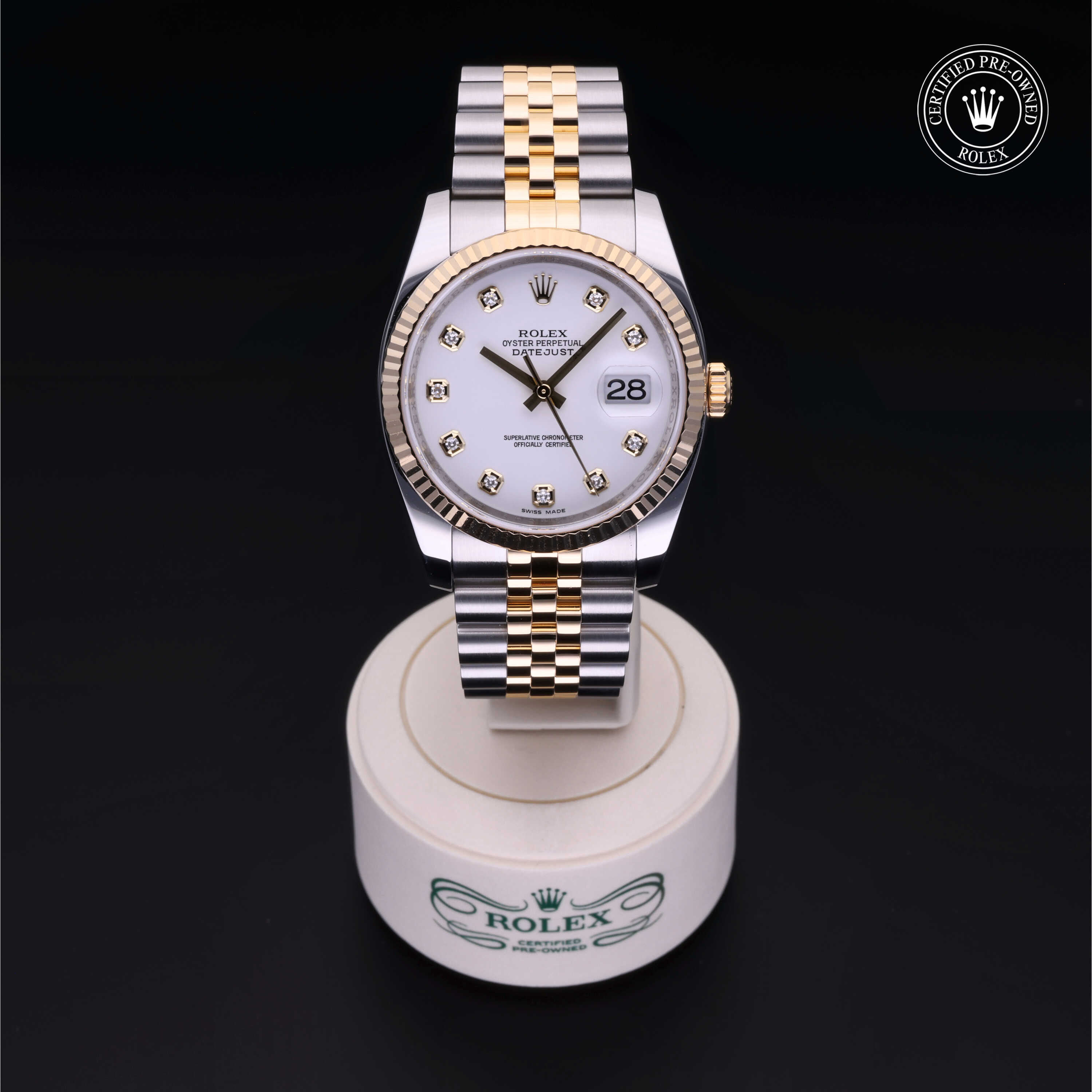 Rolex Datejust in Rolesor 18 Carat Yellow M116233-0066 at Alson Jewelers