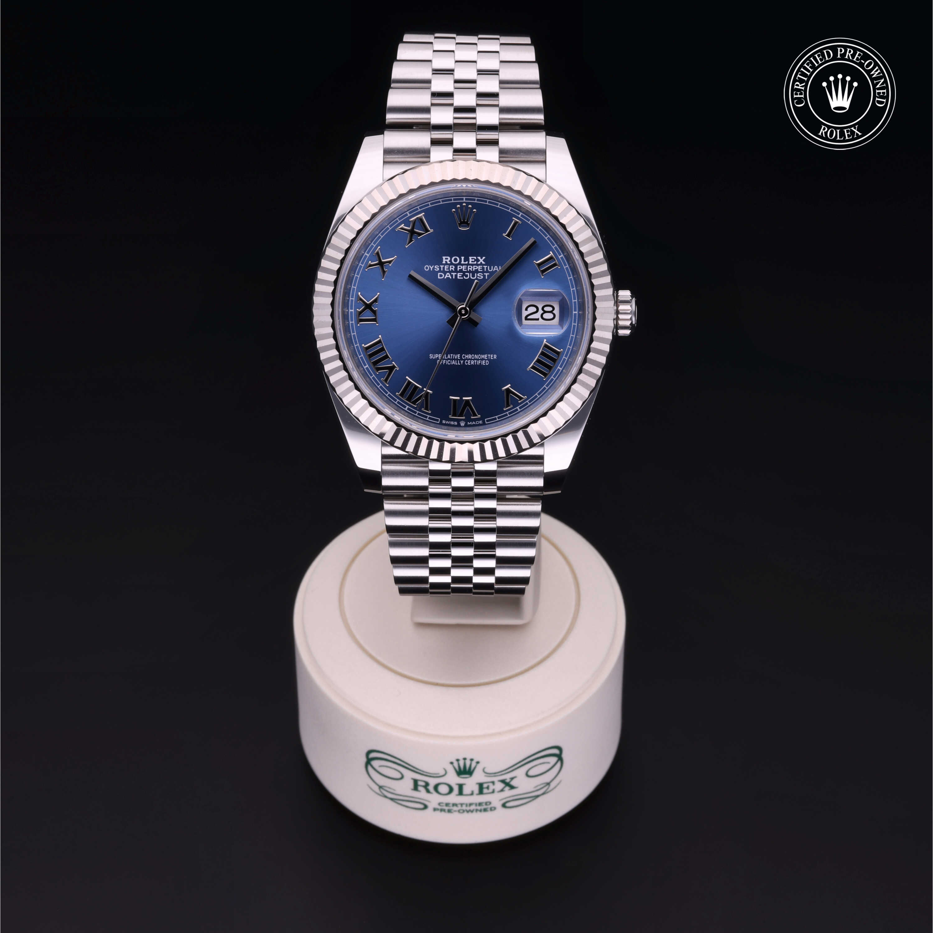 Rolex Datejust in Rolesor 18 Carat White M126334-0026 at Alson Jewelers