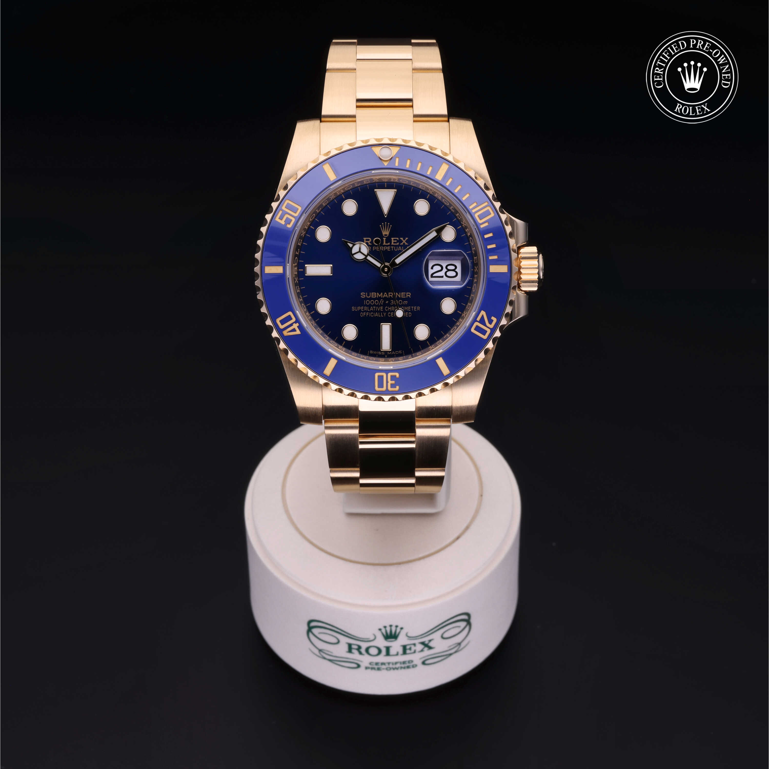 Rolex Submariner in Gold 18 Carat Yellow M116618LB-0003 at Alson Jewelers