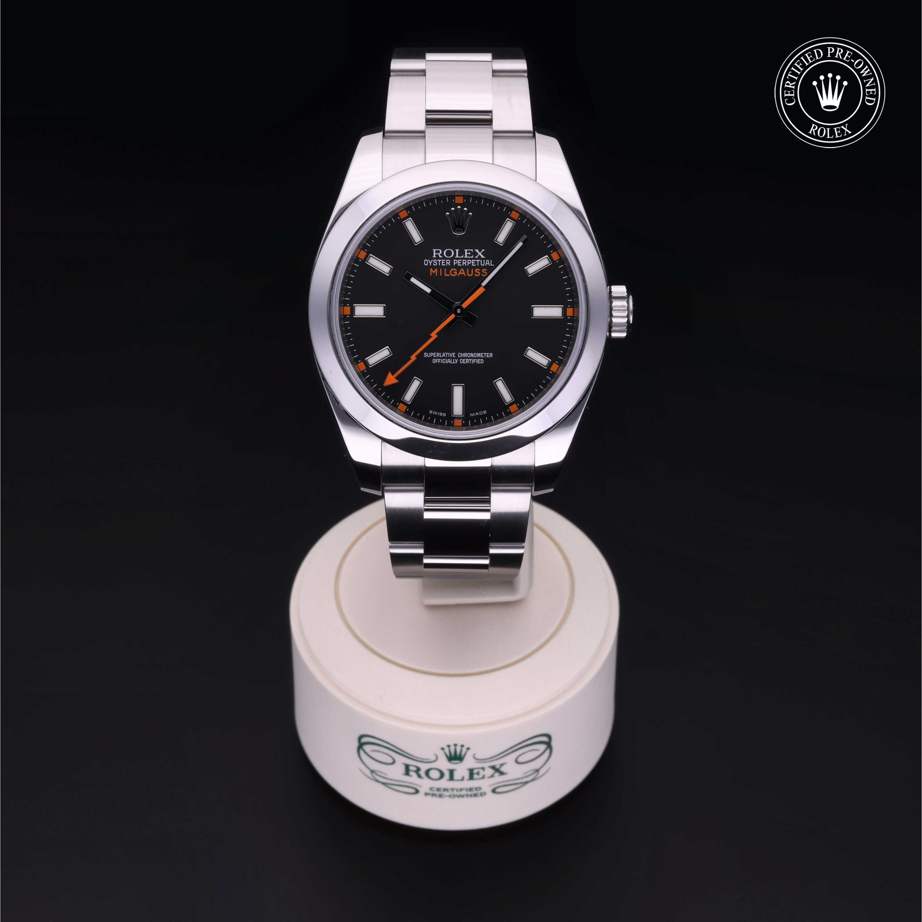 Rolex Milgauss in Oystersteel M116400-0001 at Alson Jewelers