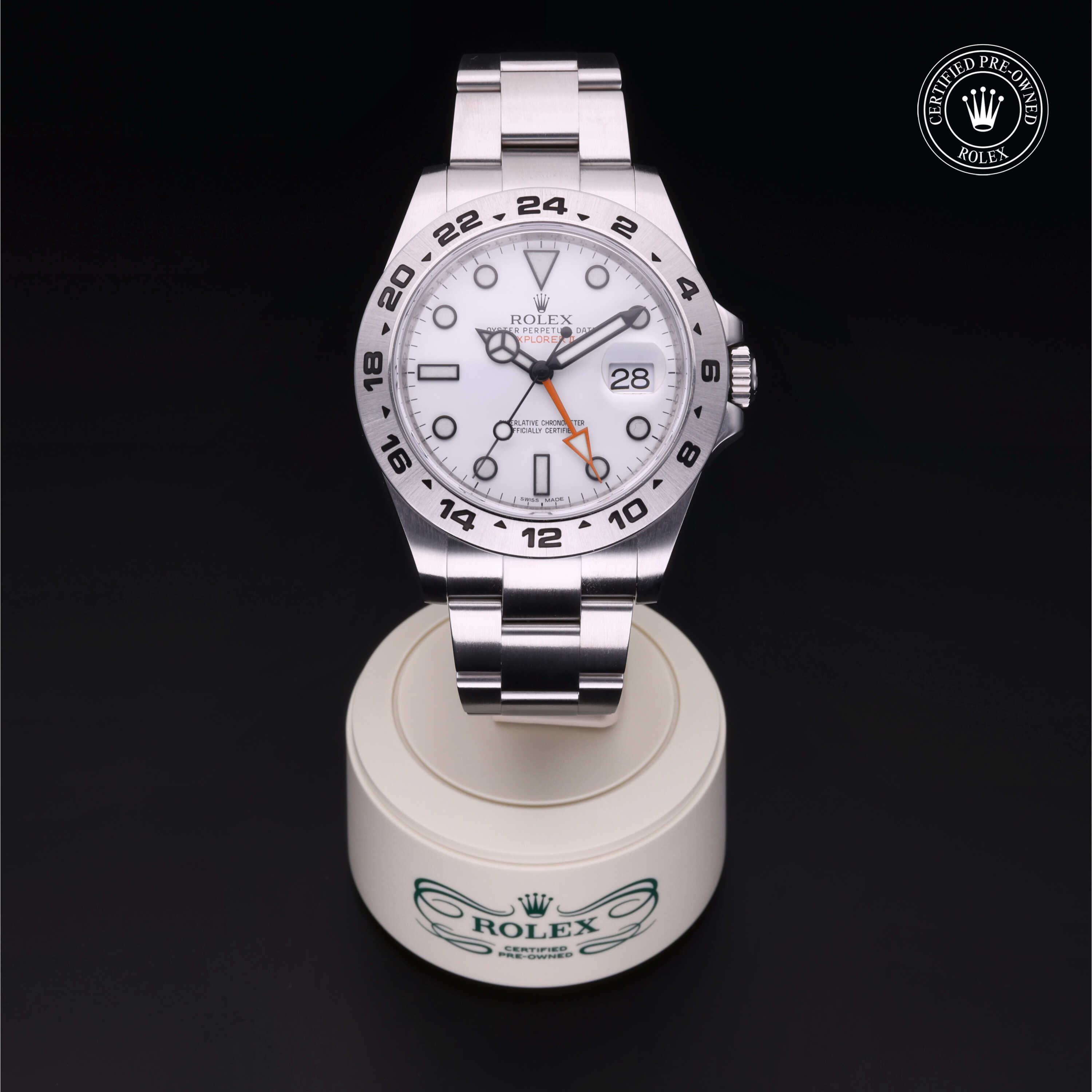 Rolex Explorer II in Oystersteel M216570-0001 at Alson Jewelers