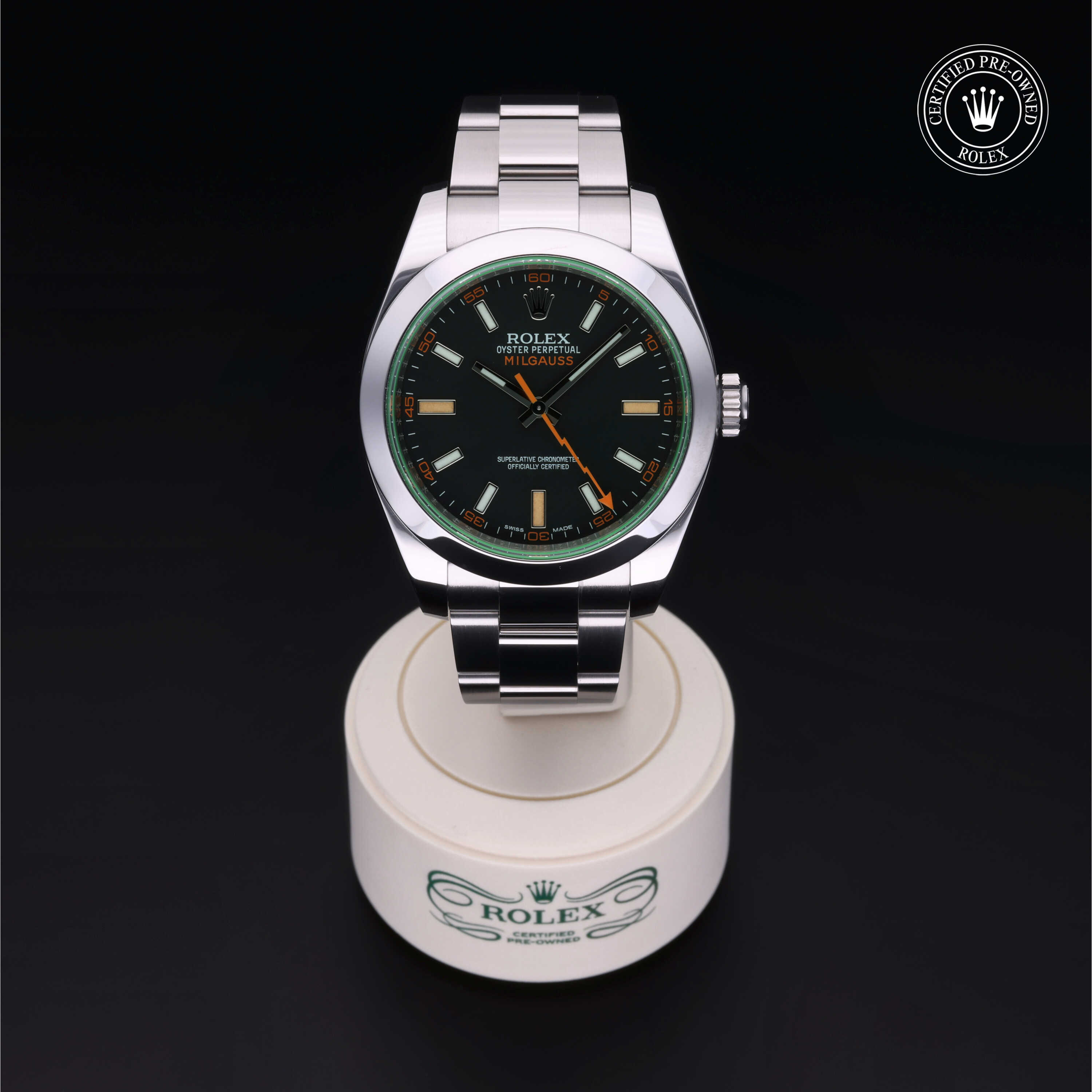 Rolex Milgauss in Oystersteel M116400GV-0001 at Alson Jewelers