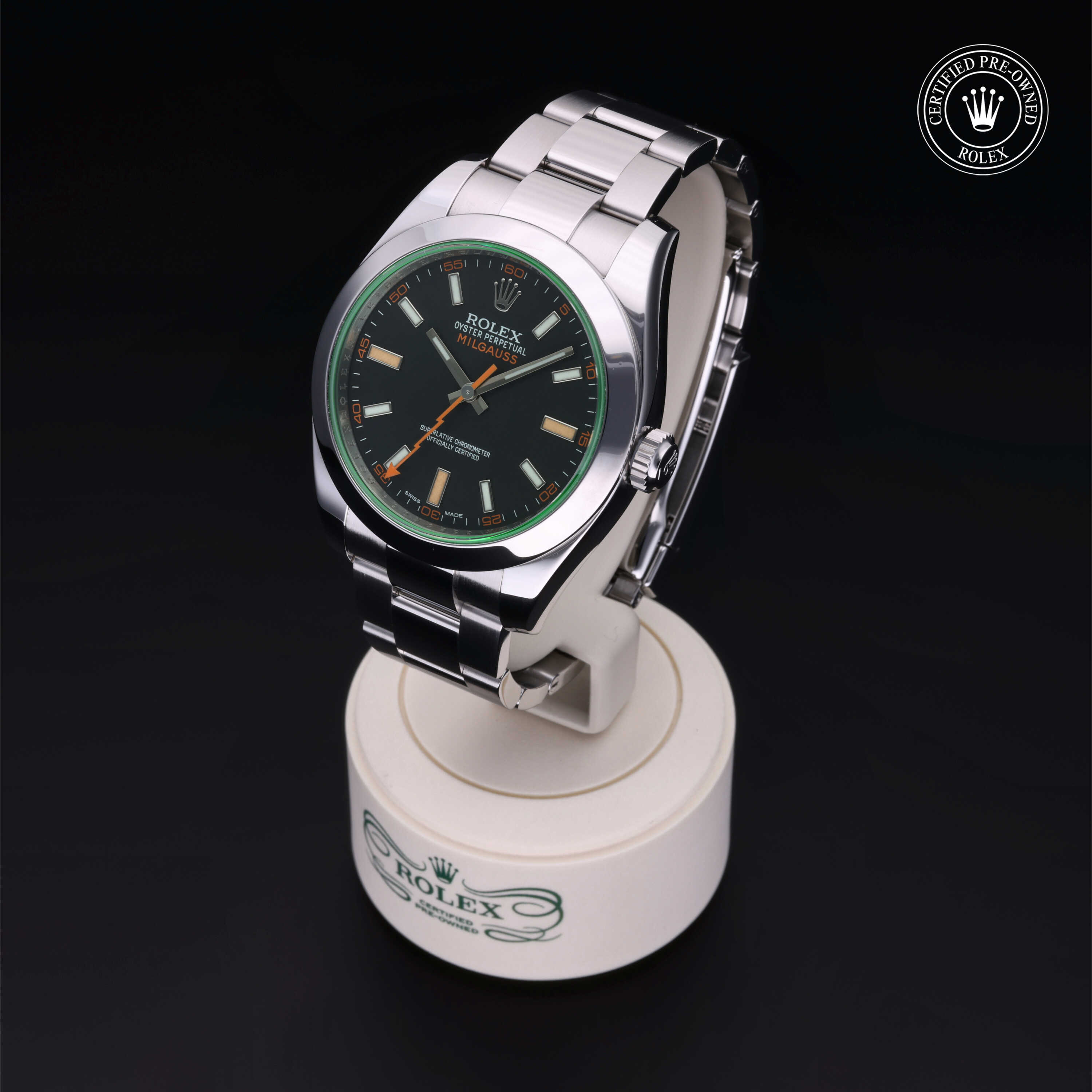 Rolex Milgauss in Oystersteel M116400GV-0001 at Alson Jewelers