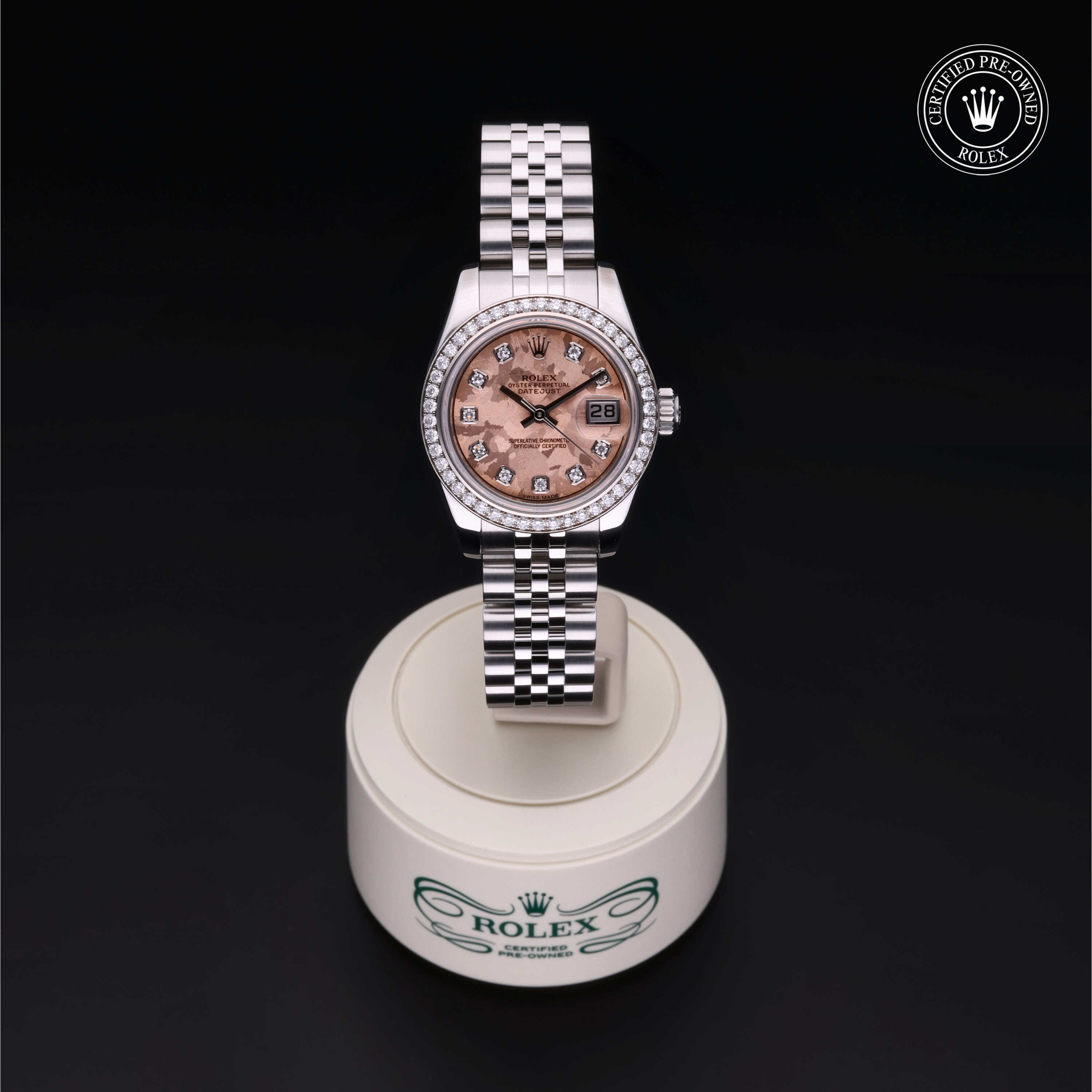 Rolex Lady-Datejust in Rolesor 18 Carat White M179384-0009 at Alson Jewelers