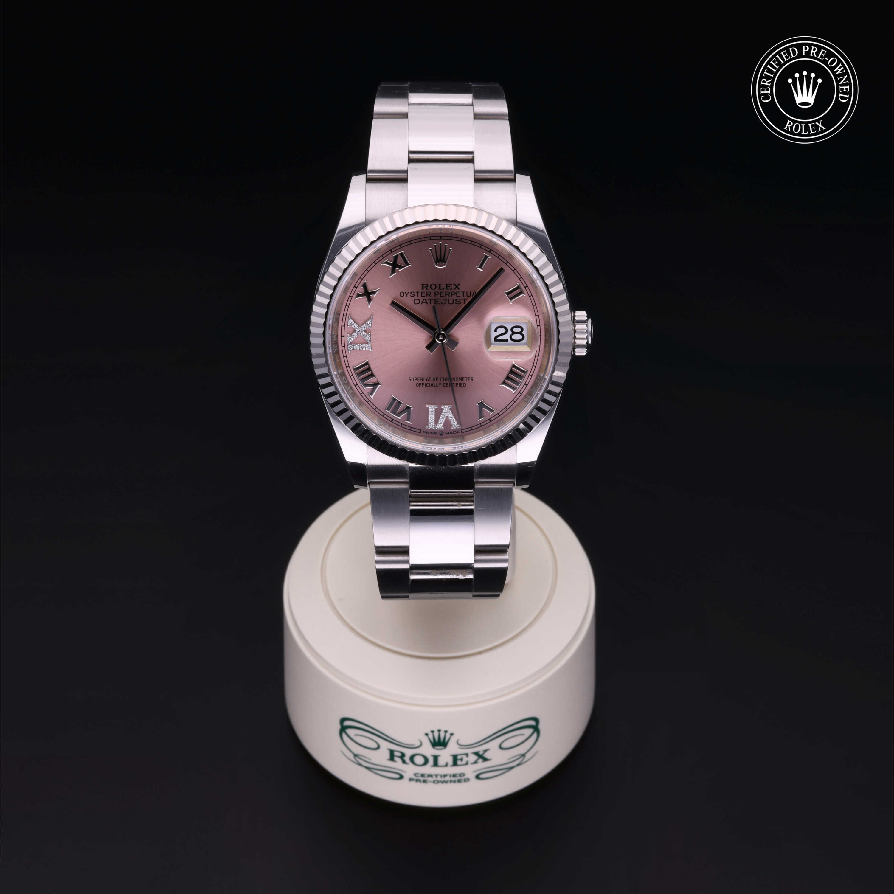 Rolex Datejust in Rolesor 18 Carat White M126234-0032 at Alson Jewelers