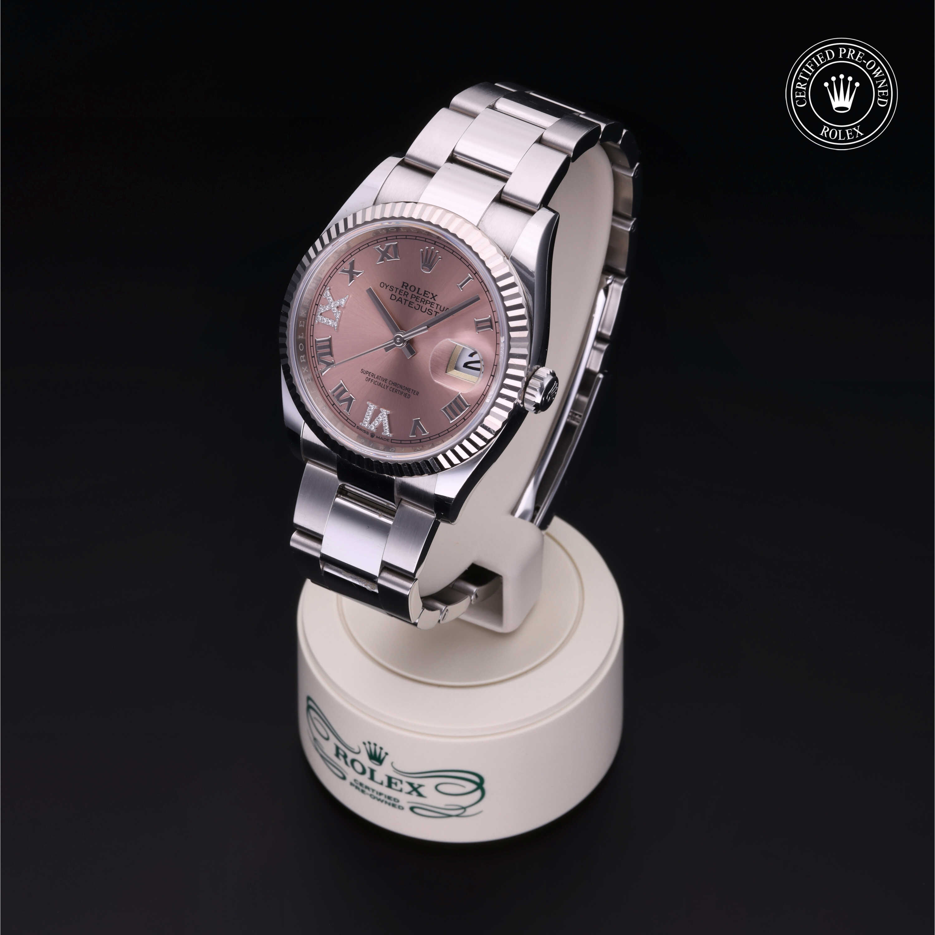 Rolex Datejust in Rolesor 18 Carat White M126234-0032 at Alson Jewelers