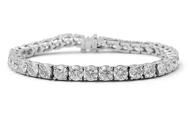 Alson Signature Collection 14K White Gold Classic Diamond Tennis Bracelet